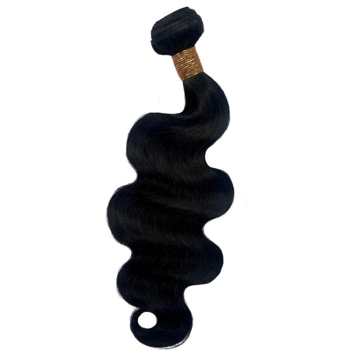 Jet Black Body Wave 100% Human Hair Bundles