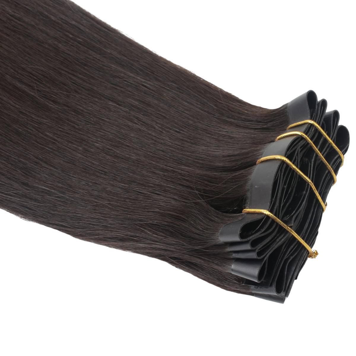Raw Straight Seamless Clip-In 100% Human Hair Extensions