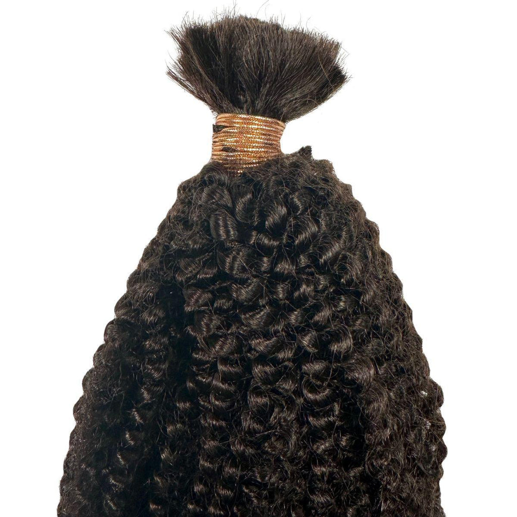 Afro Kinky Bulk 100% Human Braiding Hair