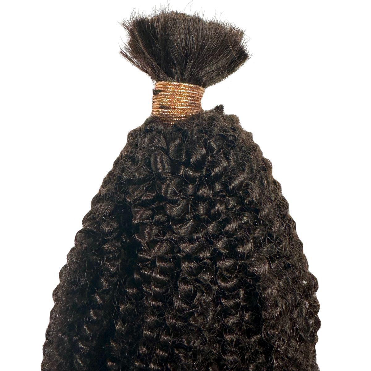 Afro Kinky Bulk 100% Human Braiding Hair