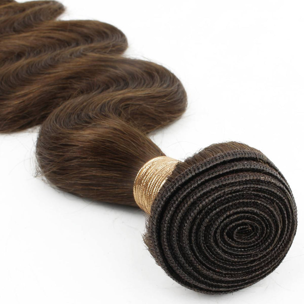 Medium Brown Body Wave 100% Human Hair Bundles